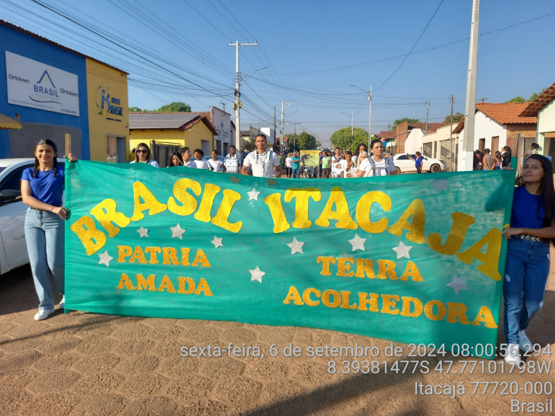 Projeto Pátria Amada Infantil  Caminhada Cívica