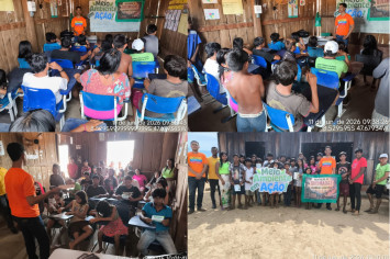 Aldeia Gameleira recebe Palestra Educativa sobre prevenção e combate às queimadas