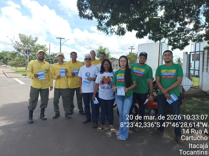 Itacajá promove mobilização educativa ambiental em alusão ao dia da água