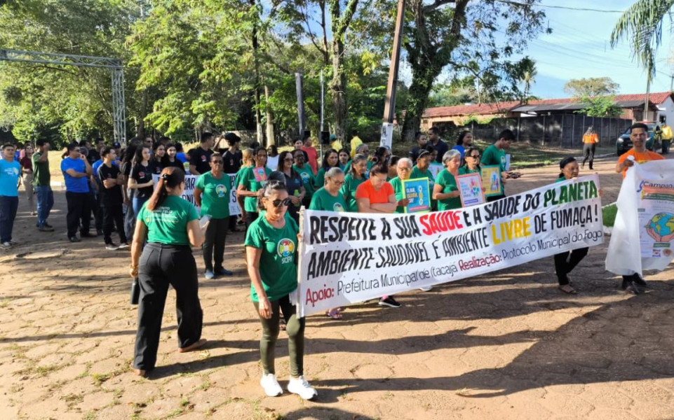 Itacajá mobiliza população em campanha contra queimadas